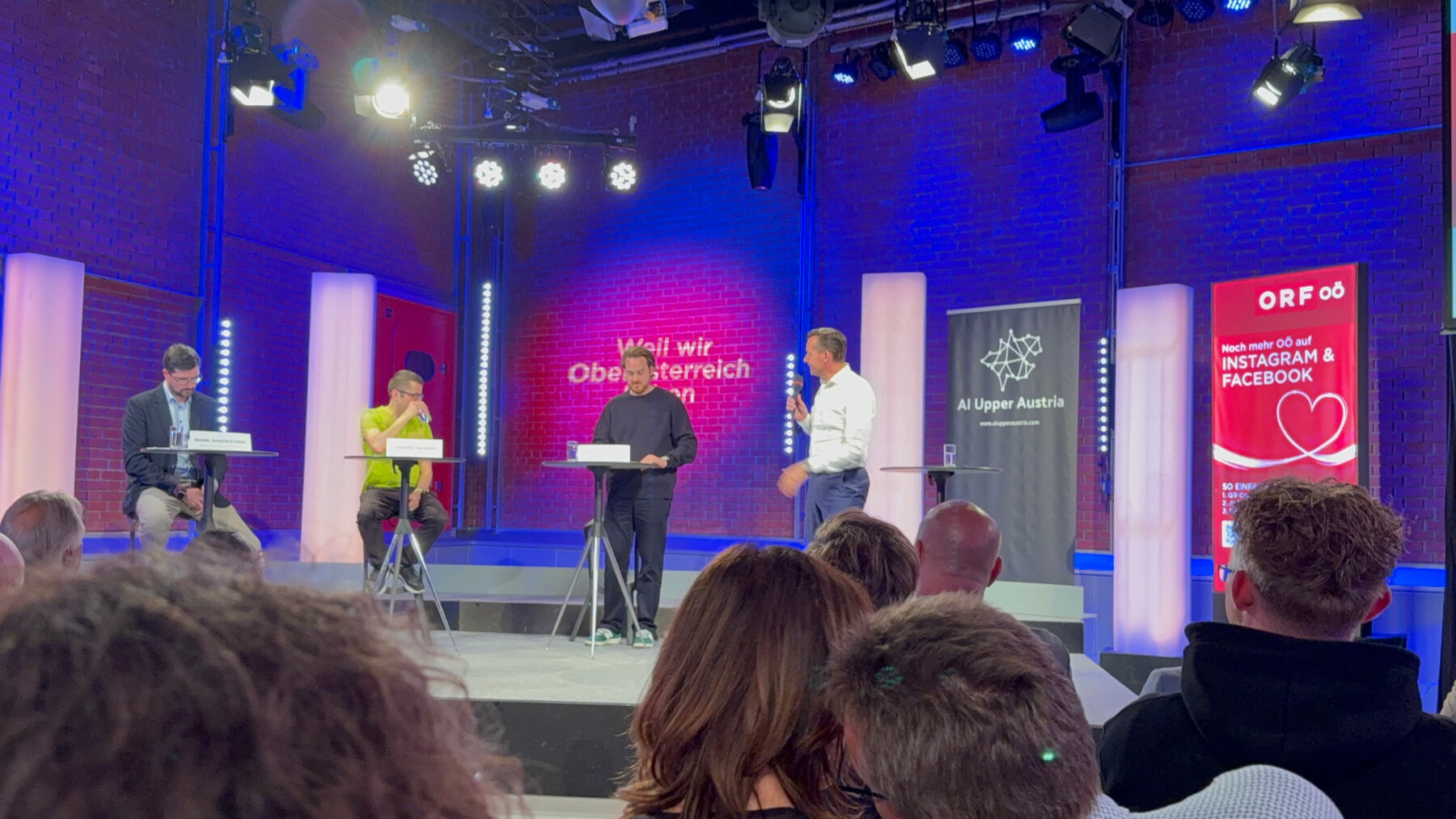 Podiumsdiskussion bei „Der Wilde Westen ist zurück“ im ORF Landesstudio Linz