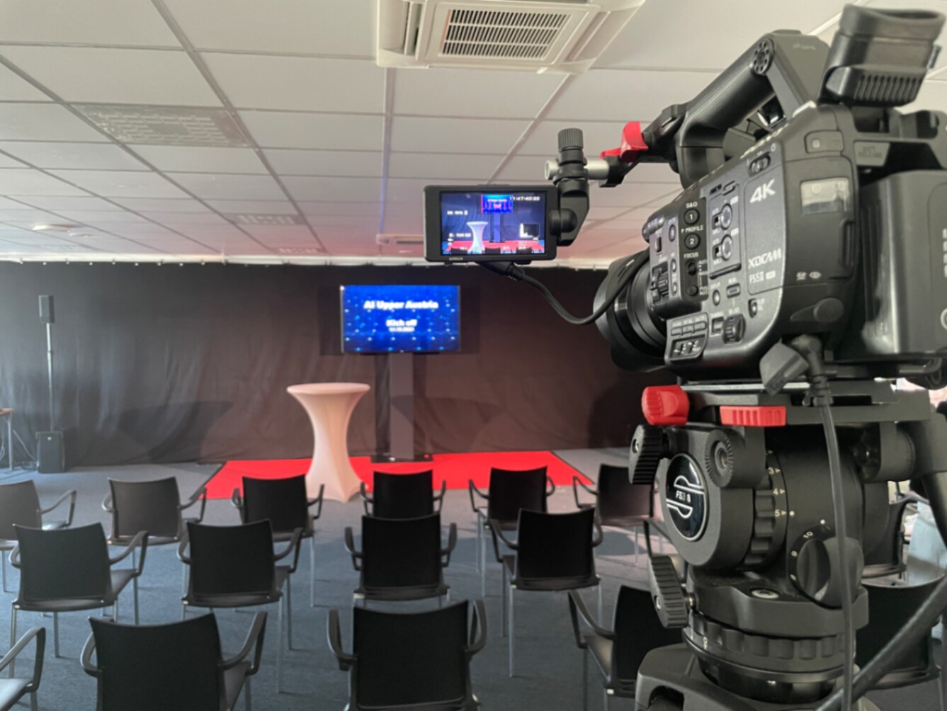 Veranstaltungssaal beim Kick-off von AI Upper Austria im Software Competence Center Hagenberg
